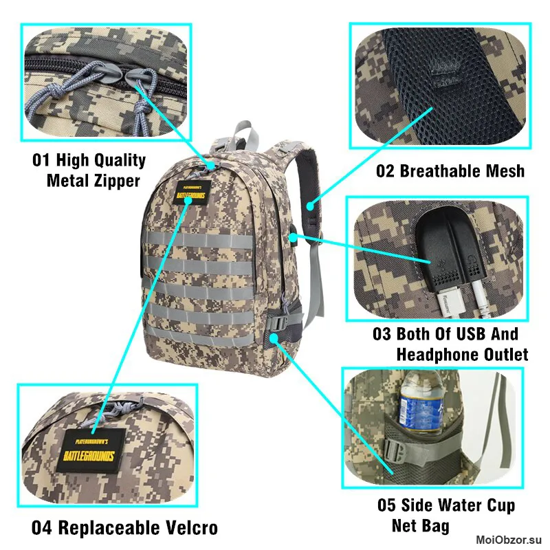 Battlegrounds - водонепроницаемый рюкзак