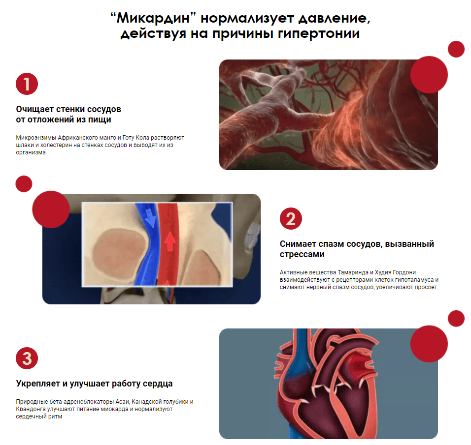 действие микардина