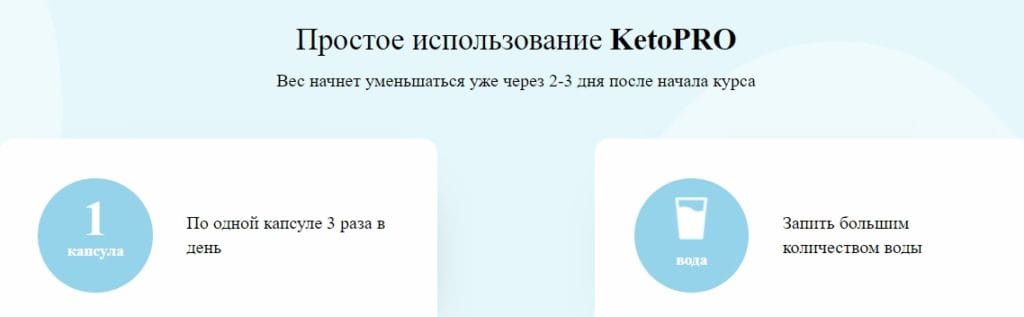 KetoPro инструкция по приему