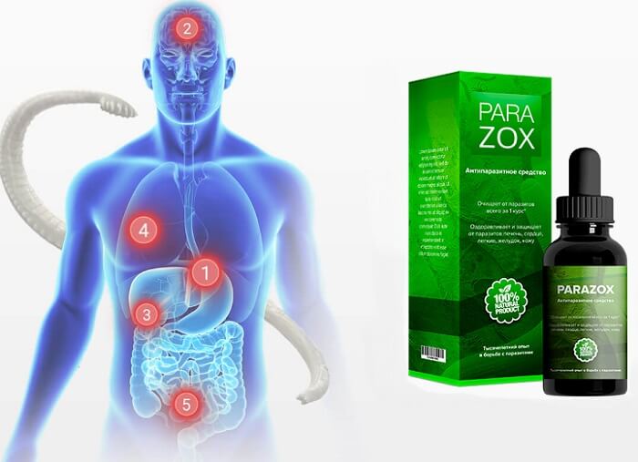 PARAZOX от паразитов: нейтрализует патогенную микрофлору и останавливает интоксикацию!