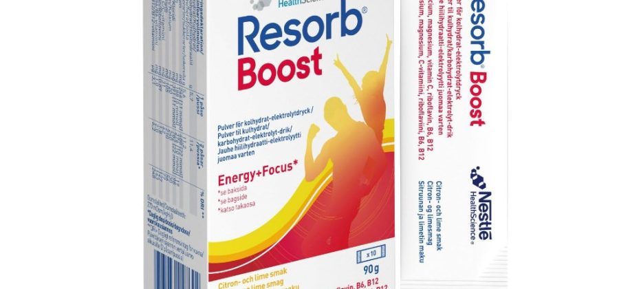 Порошок-заменитель жидкости Resorb Boost Energy + Focus