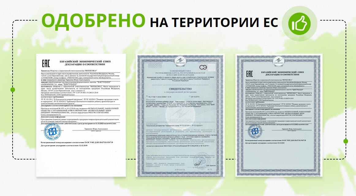 Сиртфуд дИета отзывы